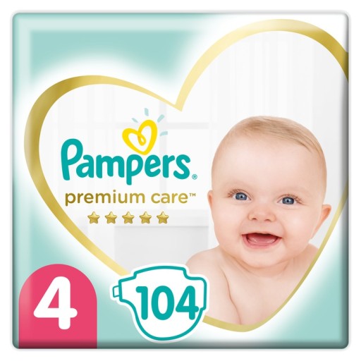 pieluchy pampers premium care 4 maxi 104 szt