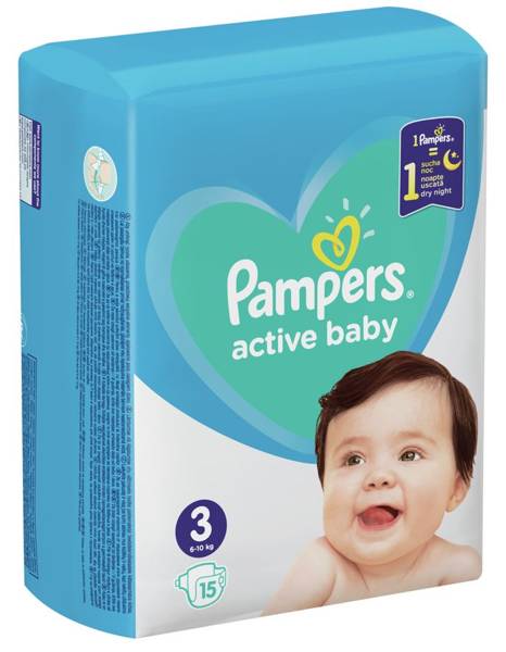 pieluszki jednorazowe pampers active baby 3