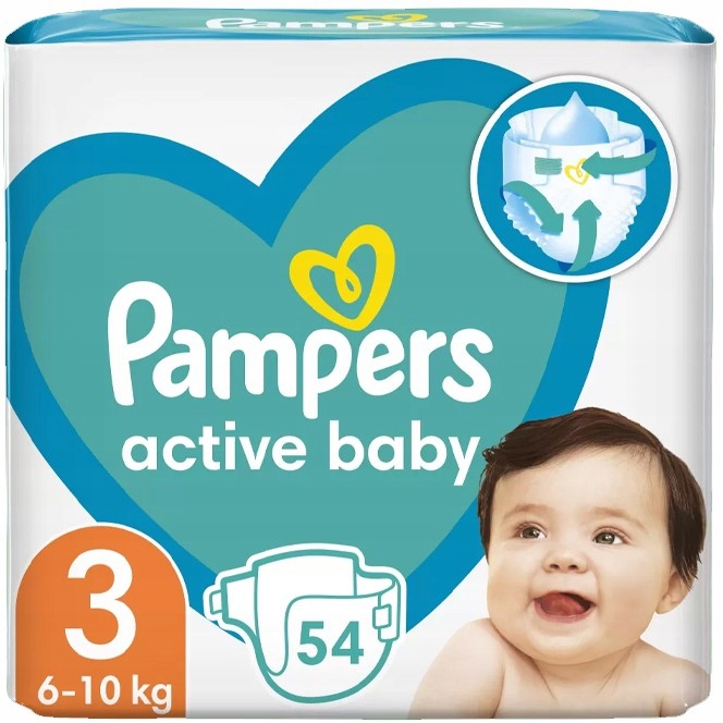 pieluszki jednorazowe pampers active baby 3