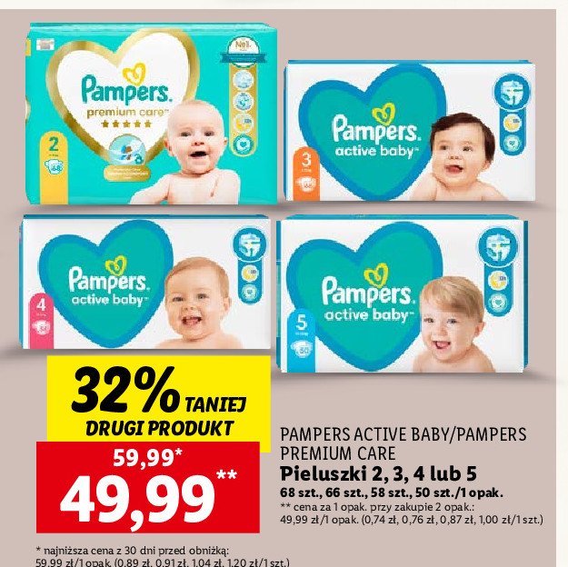 pieluszki pampers 5 lidl