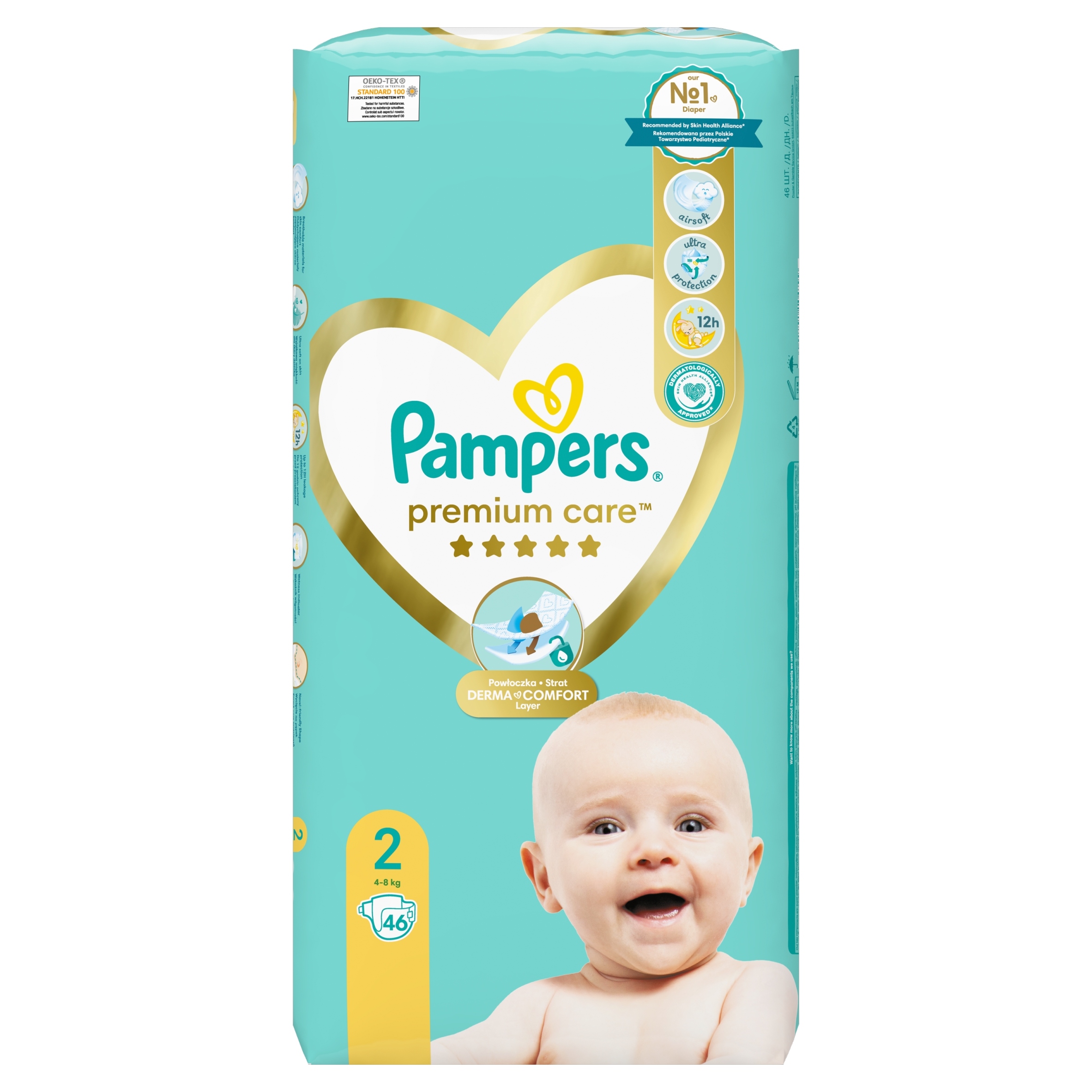 pieluszki pampers premium care newborn 2