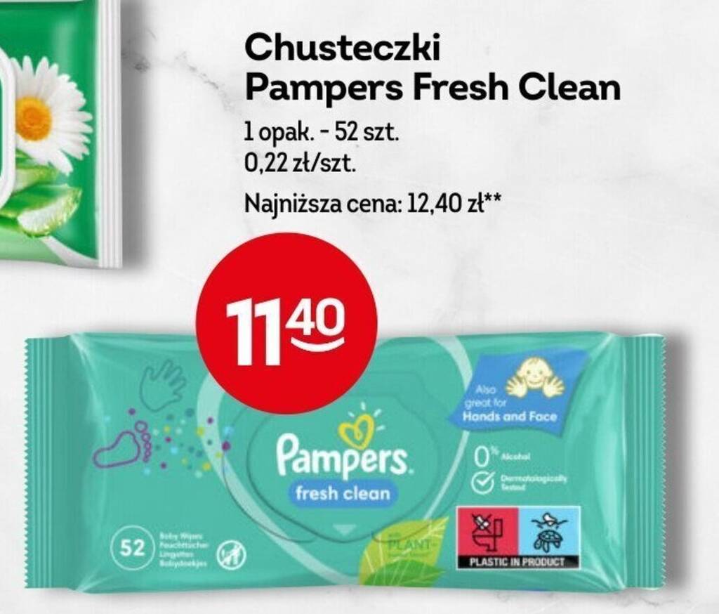 promocja rossnę pampers fresh clean chusteczki dla niemowląt