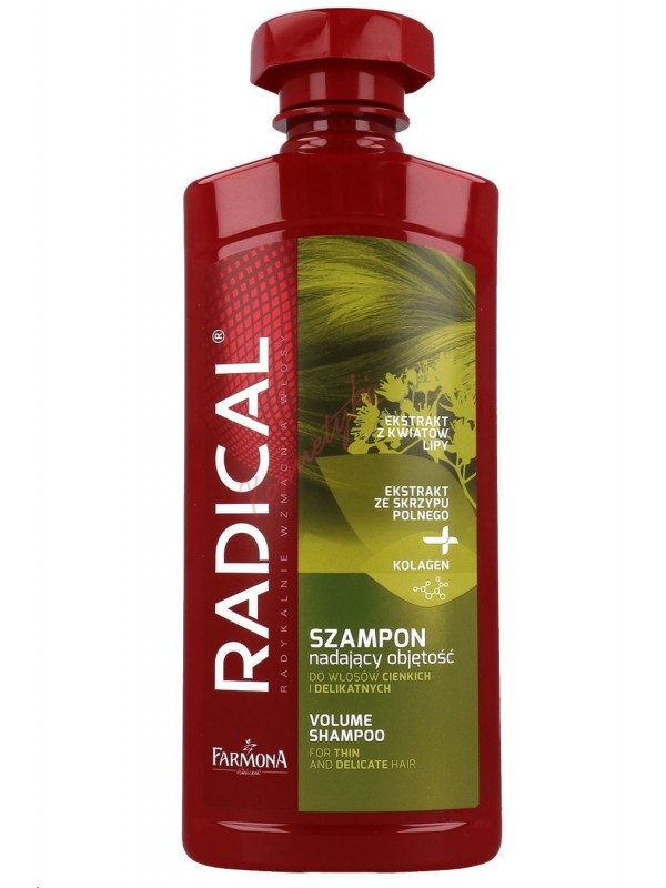 radical szampon wzmacniający do włosów osłabionych i wypadających
