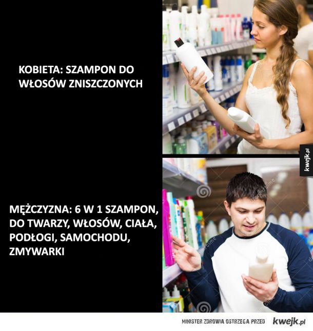 reklama facet pomylil szampon z zony