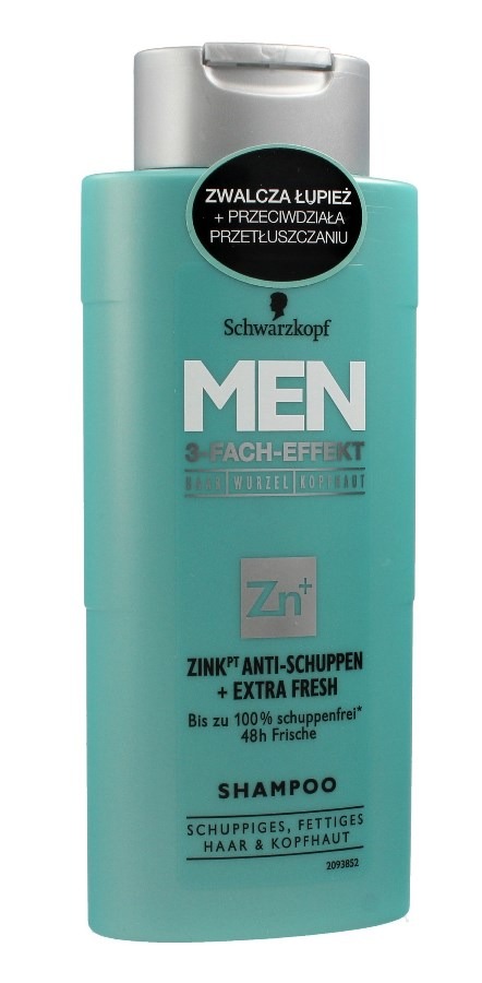 schwarzkopf men 3-fach-effekt szampon do włosów oczyszczający z proteinami