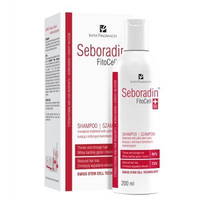 seboradin szampon stymulujący wzrost włosów z komórkami macierzystymi fitocell