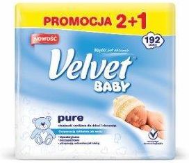 skład chusteczki nawilżane velvet baby pure opinie