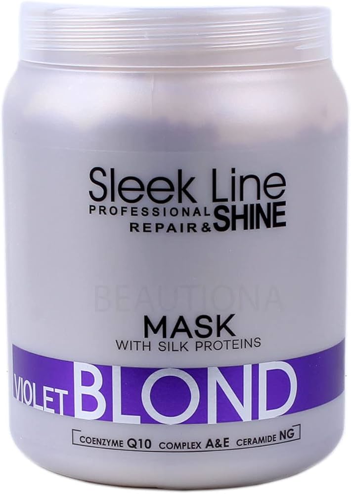 sleek line maska blond 1000ml i szampon