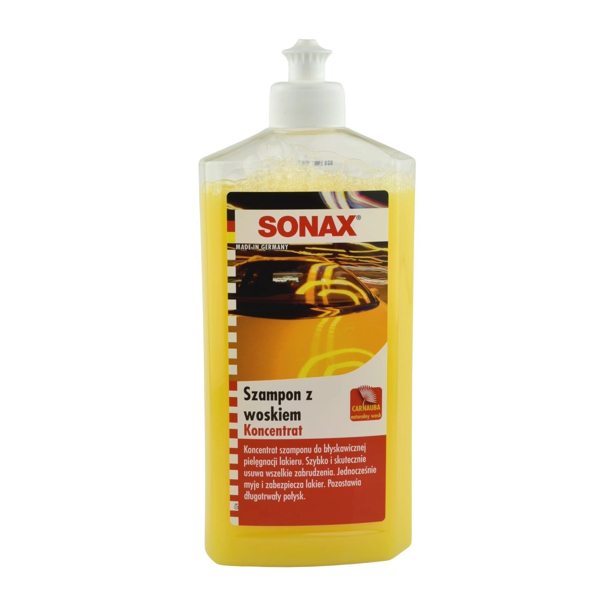 sonax szampon z woskiem opinie