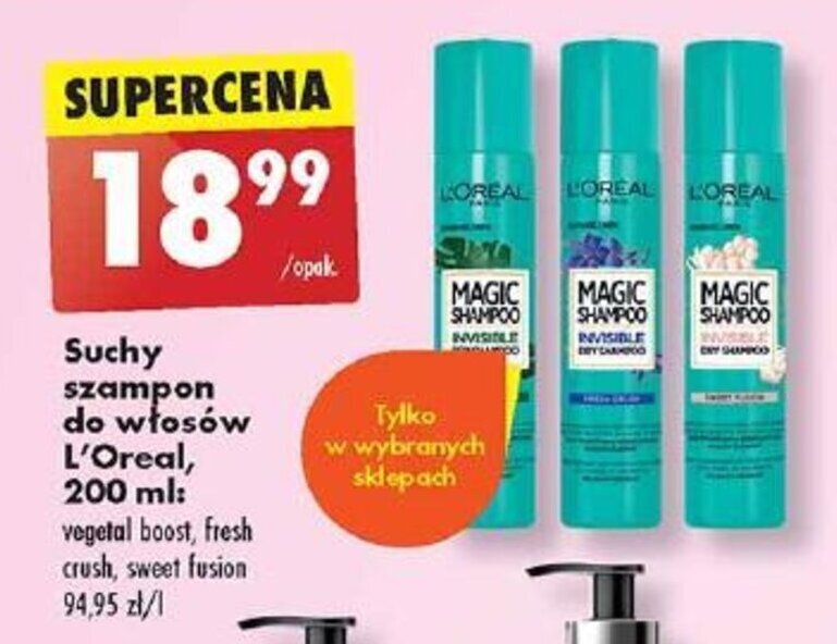 suchy szampon 200 ml lorel magic bieronka