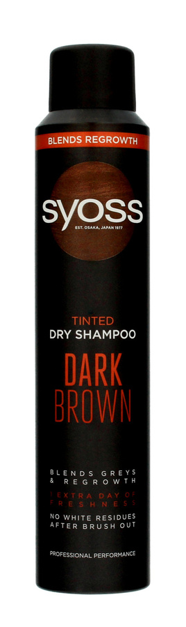 suchy szampon dla długich ciemnych wosów