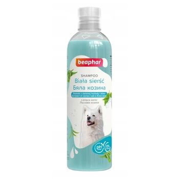 suchy szampon dla psa o białej sierści