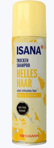 suchy szampon do włosów ciemnych isana