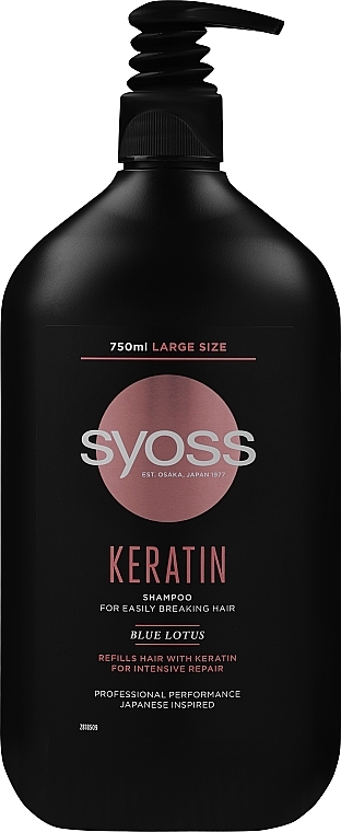 syoss keratin szampon do włosów