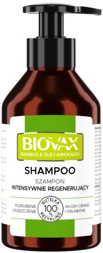 szampon biovax bambus avokado
