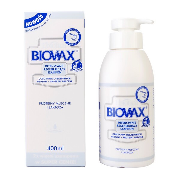 szampon biovax proteiny mleczne