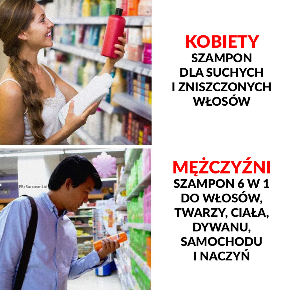 szampon dla mezczyzn mem