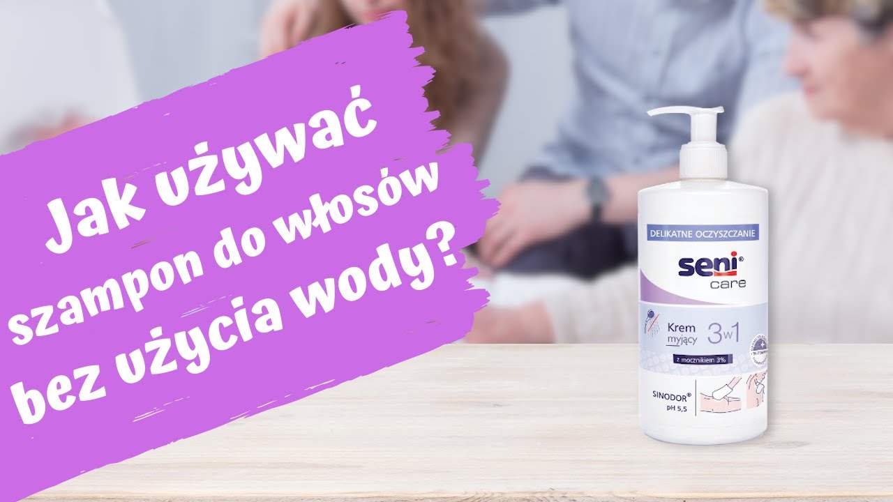 szampon do mycia włosów bez wody