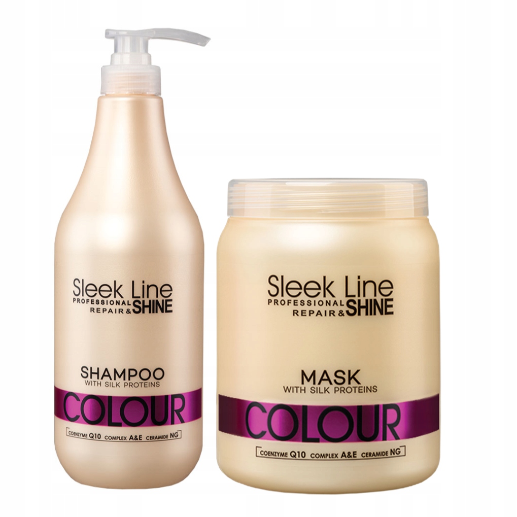 szampon do włosów sleek line allegro
