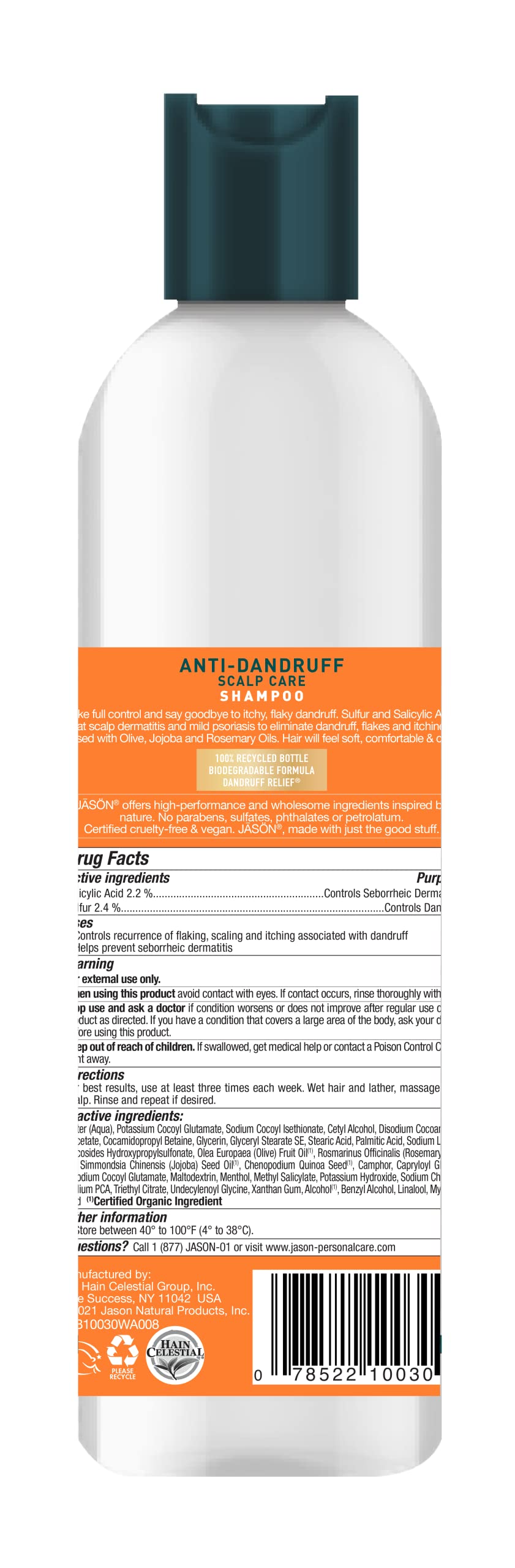 szampon jason dandruff relief opinie