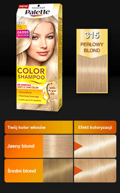 szampon koloryzujący blond złoty