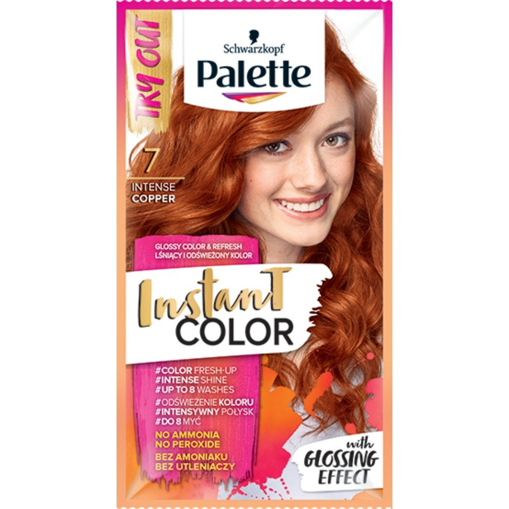 szampon koloryzujący instant color palette ciemny brąz