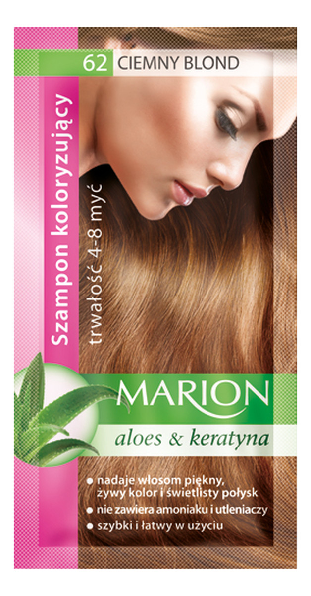 szampon koloryzujący marion blond pomieszany z ciemnym blondem