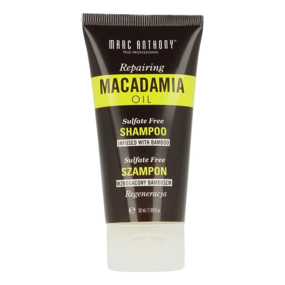 szampon mini regenerujący z olejkiem z orzechów macadamia marc anthony