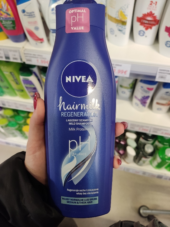 szampon nivea hairmilk grube wlosy