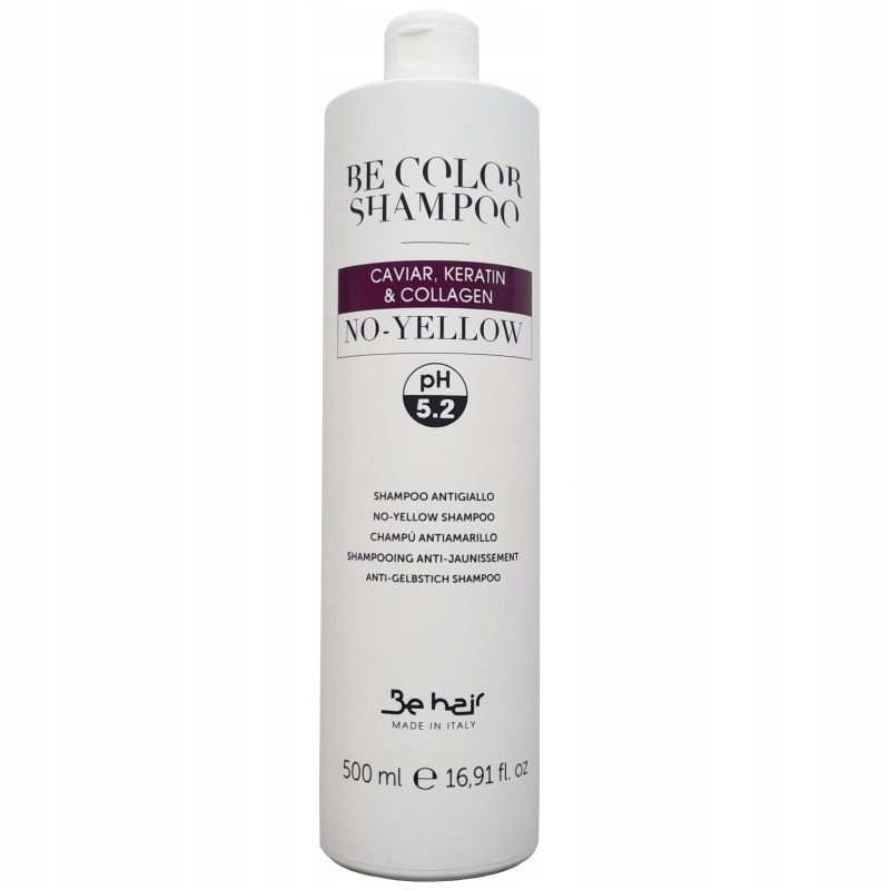 szampon no-yellow 500ml be color cena