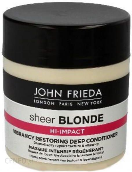 szampon odżywka i maska john frieda hi-impact dla przemęczonych blondów