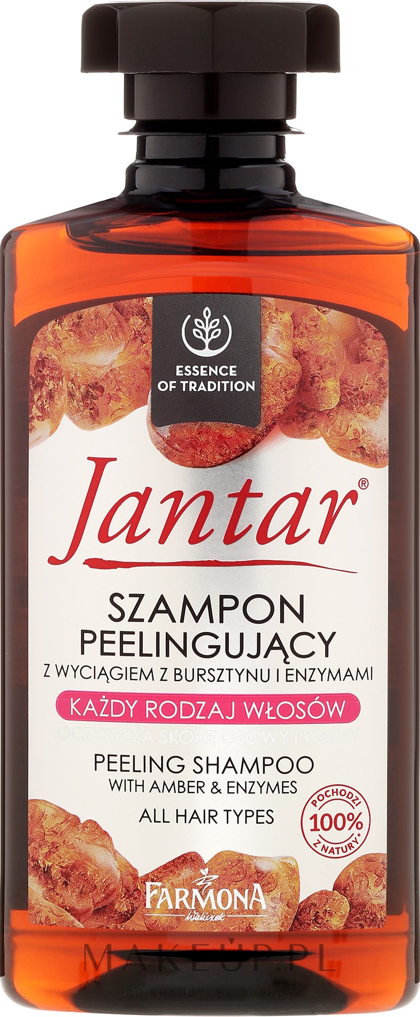 szampon peelingujący jantar