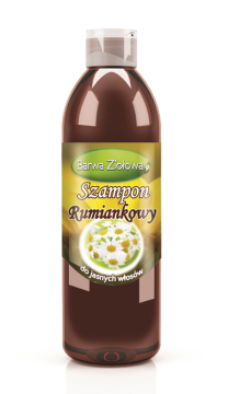 szampon rumiankowy do wlosow blond barwa zioła