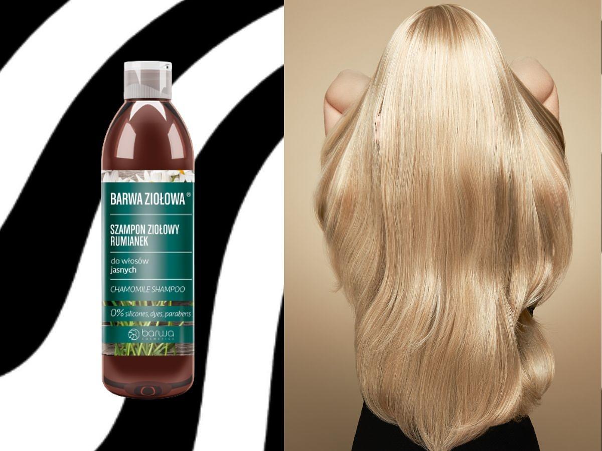 szampon rumiankowy rozjaśnia włosy farbowane
