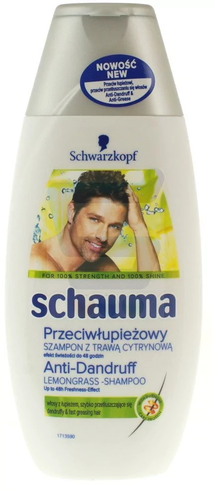 szampon schauma z trawą cytrynową