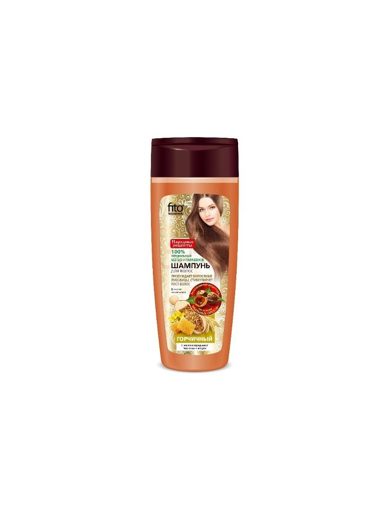 szampon stymulujący wzrost włosów z gorczycą olejkiem z
