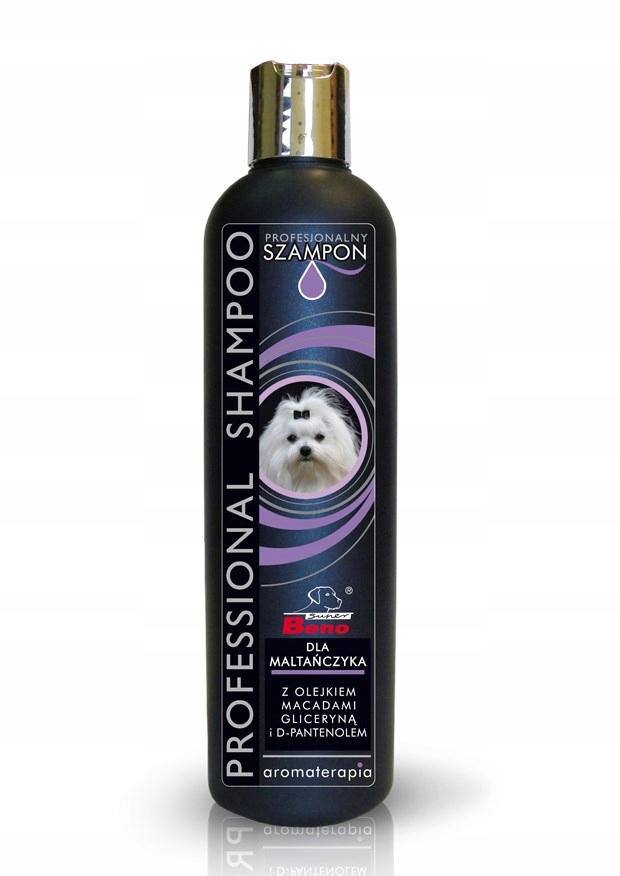szampon z olejkiem makadamia dla kotów super beno