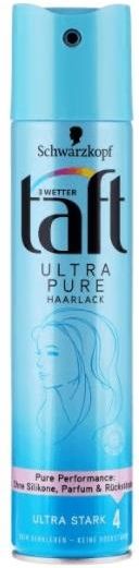 taft ultra pure lakier do włosów 4 niebieski 250ml