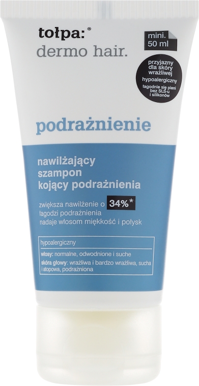 tołpa hair nawilżający szampon kojący wizaz