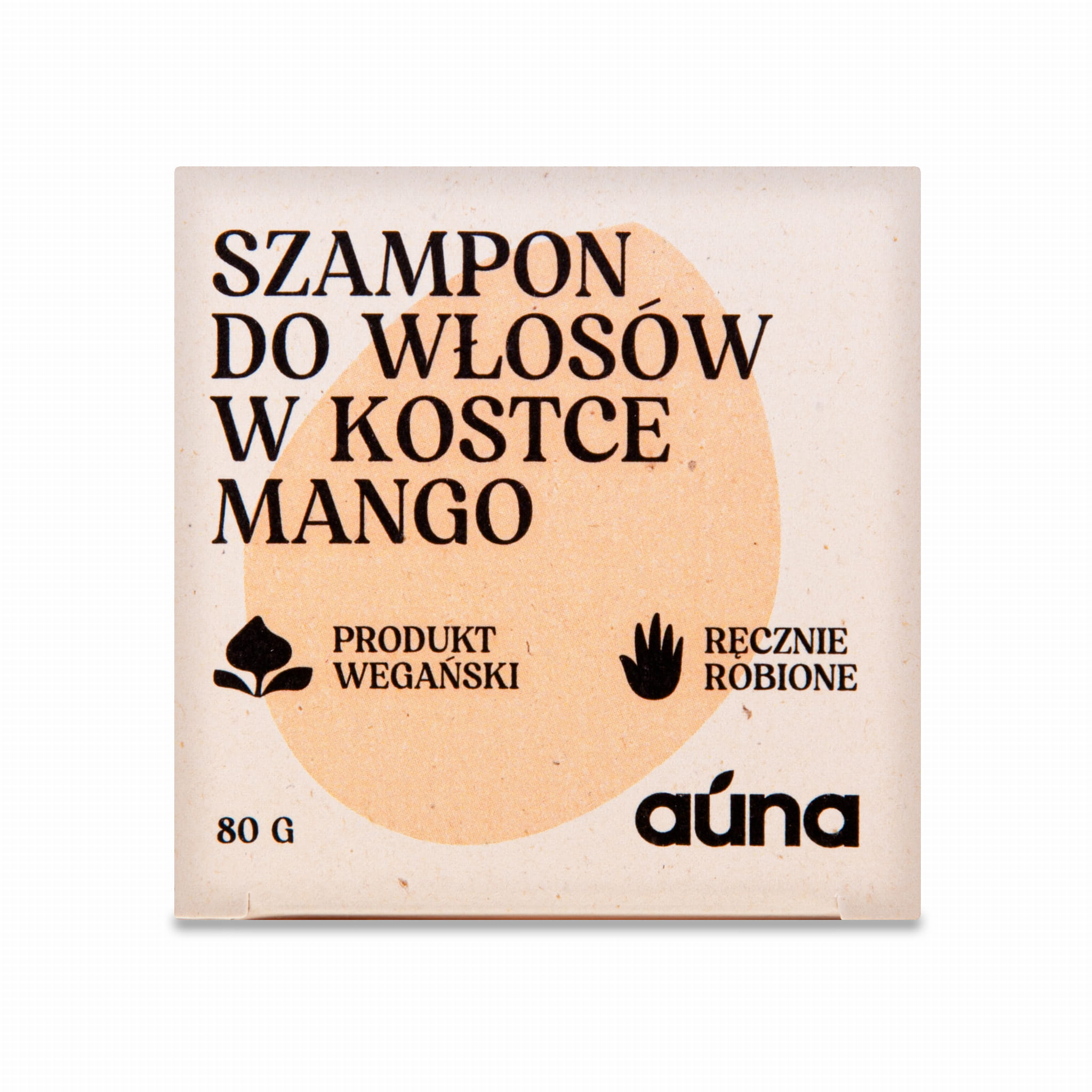 tradycyjne mydło szampon w kostce mango