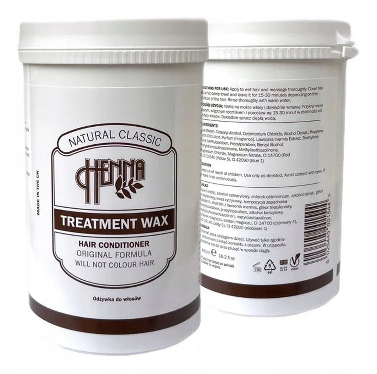 treatment wax odżywka do włosów ciemnych