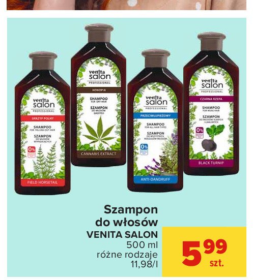 venita salon szampon przeciwłupieżowy