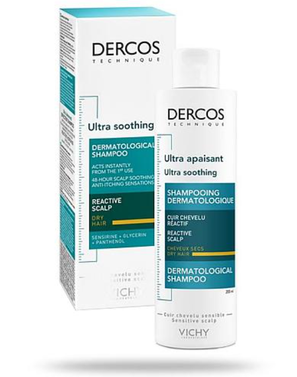 vichy dercos szampon ultrakojący