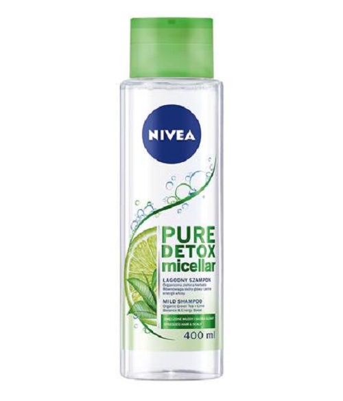 wizaż nivea szampon micelarny pure detox